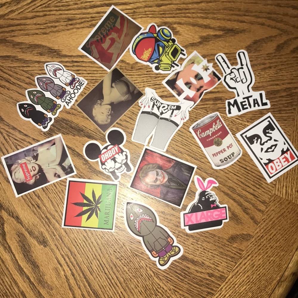 Water proof stickers